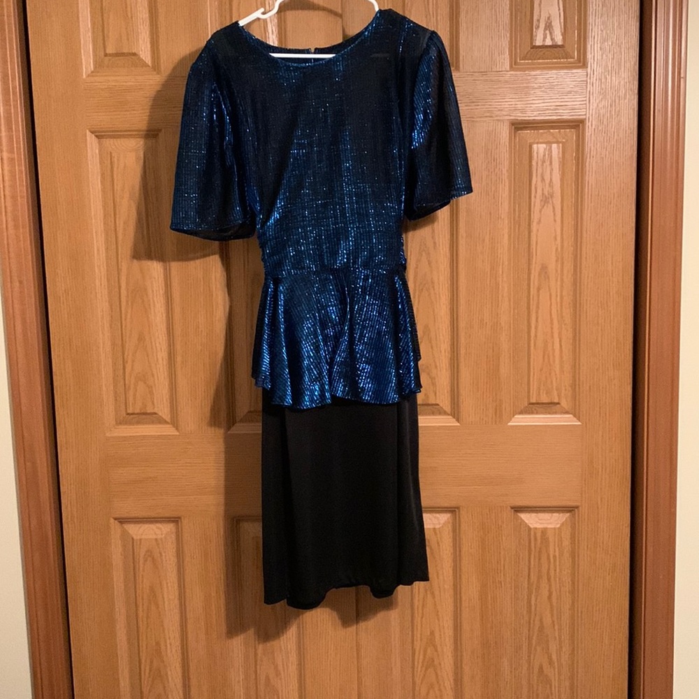 Metallic vintage party dress